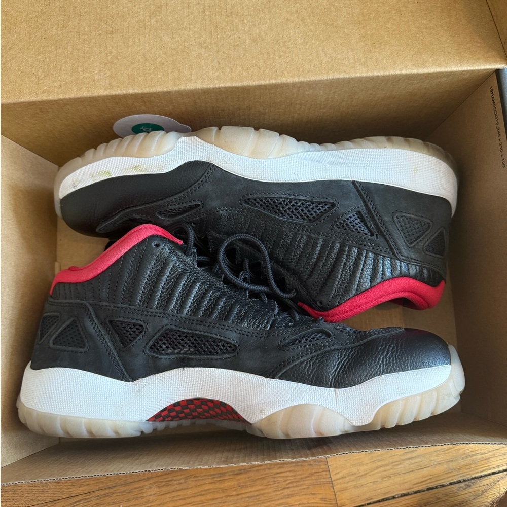 Nike Air Jordan Red and Black Shoe Box